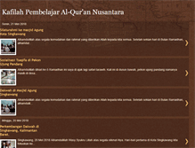 Tablet Screenshot of kafilahalquran.com